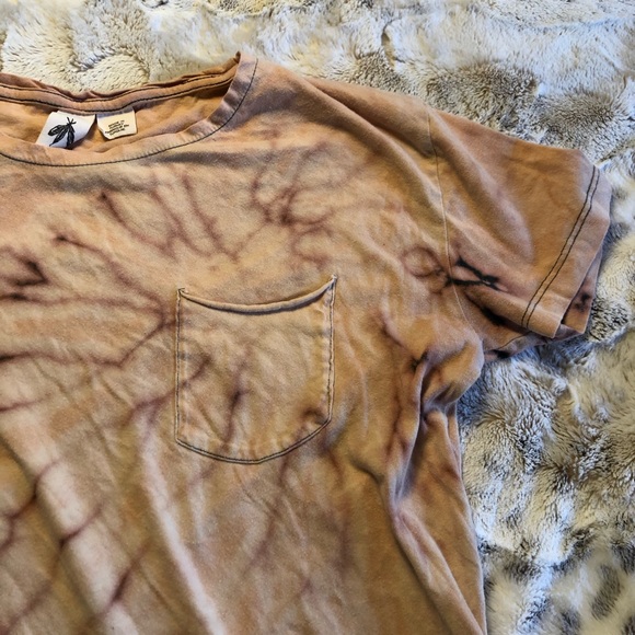 Three Feather Urban Outfitters Tie Dye Pocket Tee - Picture 2 of 5